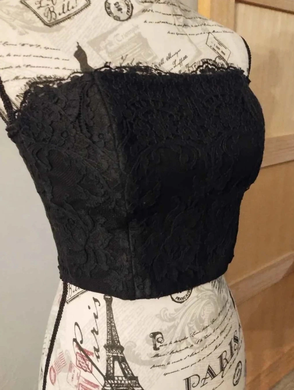 Lace-lined underwire bustier, Souleiado – photo 2